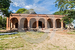 Main building of sugar mill San Isidro de los Destiladeros in Valle de los Ingenios valley near Trinidad, Cu