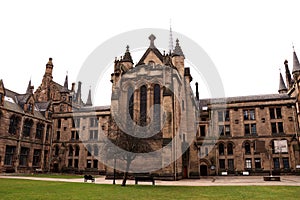 The main building of university of Glasgow