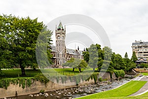 Main building of University of Otago in Dunedin, New Zealand