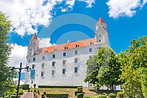 Main castle of Bratislava, the capital of Slovakia