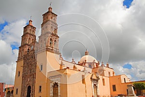 Main church in dolores hidalgo city, in guanajuato, mexico VI