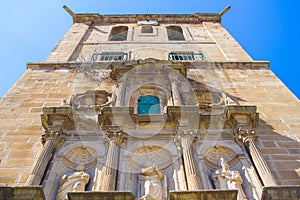 Main church of Torre de Moncorvo, Portugal photo