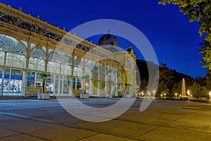 Main colonnade at night  - Marianske Lazne Marienbad
