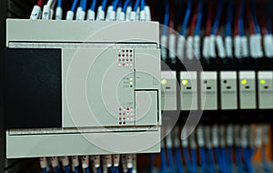 Main control box connection point of circuit board.