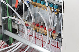 Main Control manifold of house floor heating system