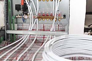 Main Control manifold of house floor heating system