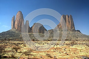 The Main de Fatima rock formations in Mali