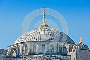 Main dome of the Blue Mosque Istanbul