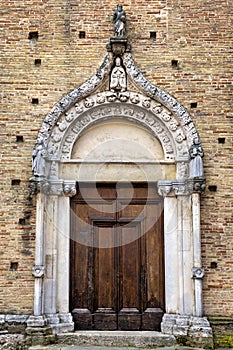 Portal of Sant`Agostino photo