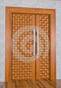 Main Door Model For Home Residential PU 1