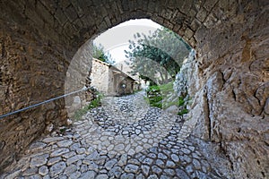 Main entrance of Acrocorinth castle