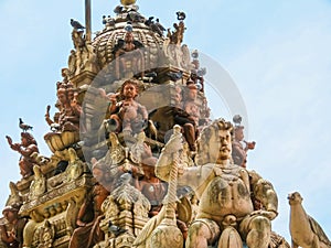 Main entrance in Batu Caves. Kuala Lumpur, Malaysia