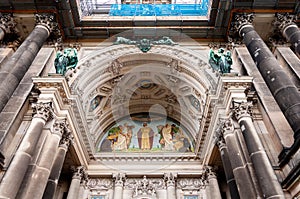 Main entrance of Berlin Cathedral (Berliner Dom)