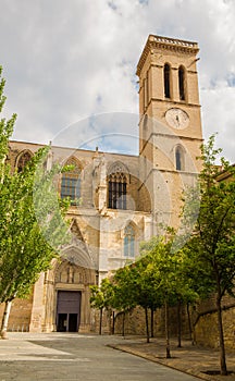 Main entrance cathedral Manresa tower