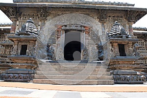 Main entrance, East, Chennakesava temple, Belur, Karnataka.