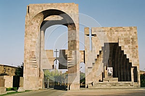 Main entrance in Ejmiadzin.