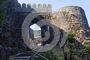 Main Entrance Gate of Fort, Korigad fort, Pune, Maharashtra