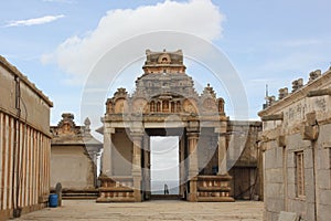 Main Entrance for Gommateshwara statue at Shravanabelagola photo