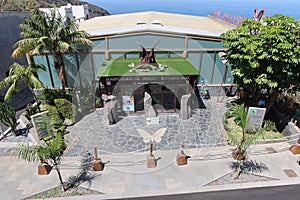 Main entrance of the Mariposario del Drago Butterfly park in Icod de los Vinos, Tenerife, Spain photo