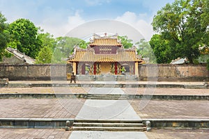 Main entrance of Minh mang grave in the Imperial City of Hue