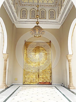 Main entrance of a mosque