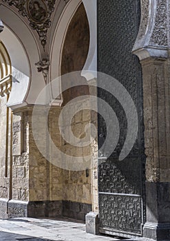 The main entrance to the Cathedral Mosque of Cordoba, Andalusia