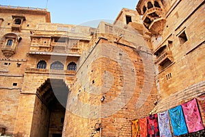 Main entrance to Jaisalmer fort, India