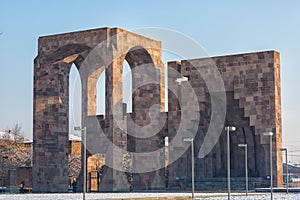 Main entrance to the monastery complex in Echmiadzin,