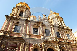 Baroque church of San Luis (Saint Louis) in Seville, Spain photo