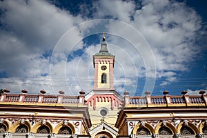 Main facade of the Romanian Orthodox Church in Bela Crkva, also called Biserica Ortodoxa photo