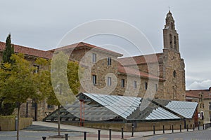 Main Facade Of The San Francisco Church In Astorga. Architecture, History, Camino De Santiago, Travel, Street Photography.