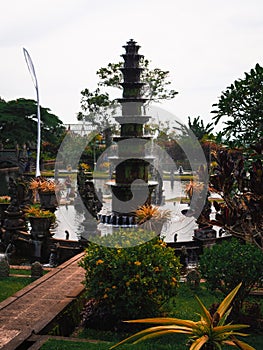 Main fountain at Tirta Gangga, Bali