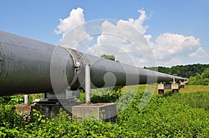 The main gas pipeline of a high pressure