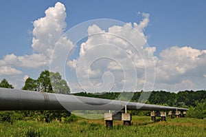 The main gas pipeline of a high pressure.