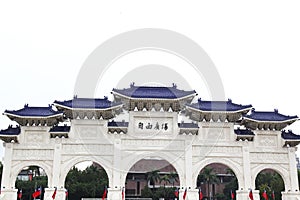 The main gate of Chiang Kai Shek memorial hall & x28;National Taiwan