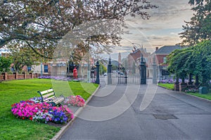 Main gate of city park in Launceston, Australia