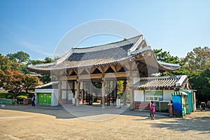 Main gate of Dalseong Park in Daegu, South Korea