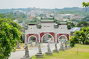 Main gate of the Eight Trigram Mountains Buddha Landscape