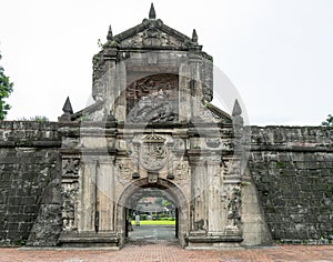 The main gate of Fort Santiago, Manila, Philippines