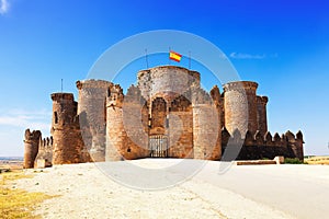 Main gate in Gothic castle at Belmonte photo