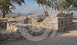 Main Gate of the Israelite City at Tel Hazor in the Upper Galilee in Israel