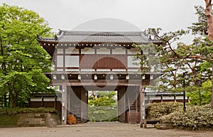 Main Gate of Kubota Castle, Akita, Japan