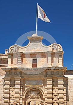 The Main Gate (Mdina Gate), Mdina. Malta