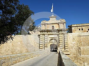 The Main Gate of Mdina, MALTA