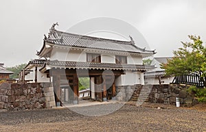 Main Gate of Shiroishi Castle, Japan photo