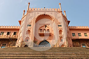 Main gate, of taj - ul - masjid, bhopal, madhya pradesh, India