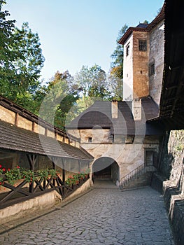 Main gate to Orava Castle, Slovakia