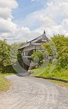 Main Gate of Yamato Koriyama castle, Japan