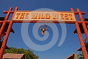 Main Grand Entrance to Wild West Town