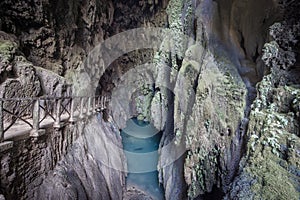 Main grotto of the Monasterio de Piedra Natural Park